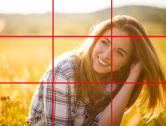 The rule of thirds for portrait pictures, photography tips for better portrait photos that look great on Nixplay Frames