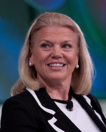 image provided by Asa Mathat / Fortune Live Media via Wikimedia Commons https://commons.wikimedia.org/wiki/File:Ginni_Rometty_at_the_Fortune_MPW_Summit_in_2011.jpg