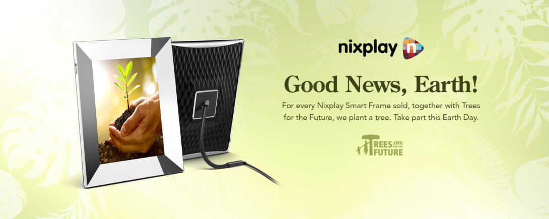 Nixplay Helps Non-Profit Trees for the Future Reach Milestone of 200 Million Trees Planted Globally